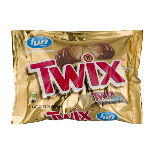 Twix Fun Size Candy Bag mini barras chocolate caramelo