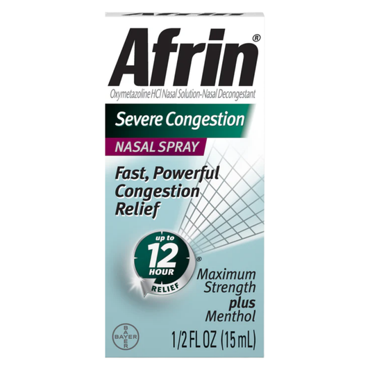 Afrin Severe Congestion Nasal Spray descongestionante nasal 0.5oz