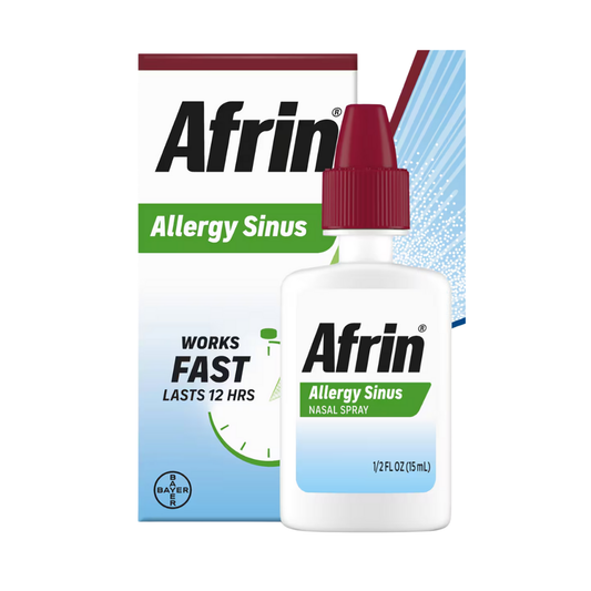 Afrin Allergy Sinus Nasal Spray descongestionante nasal 0.5oz