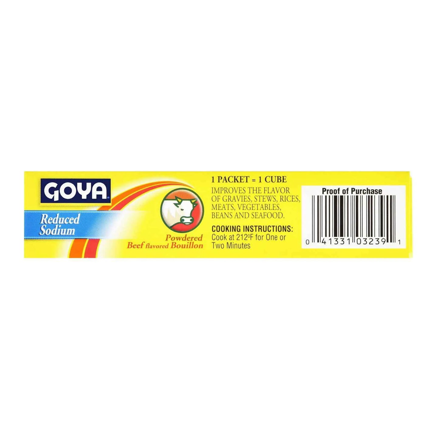 Caldo de Res en Polvo Reducido en Sodio | GOYA | 2.82 oz