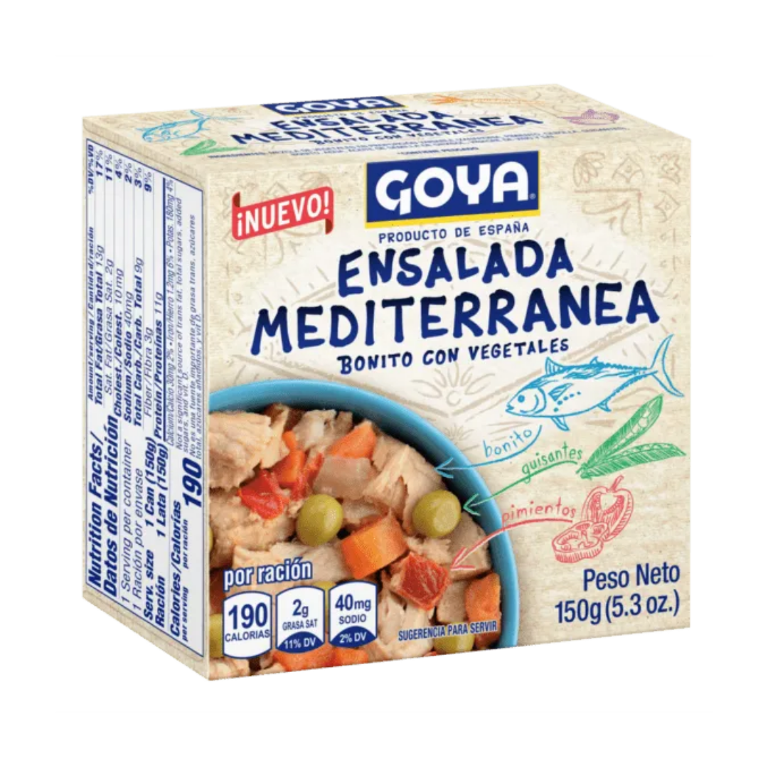 Goya ensalada mediterránea vegetales frescos