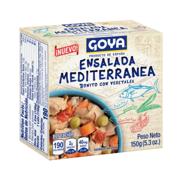 Goya ensalada mediterránea vegetales frescos