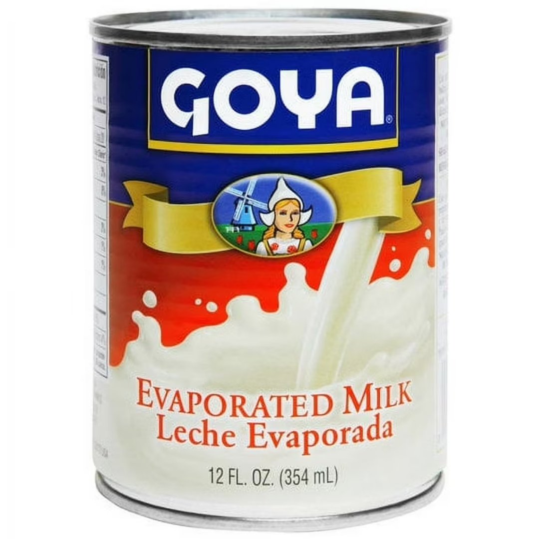 Goya Evaporated Milk leche evaporada lata 12oz