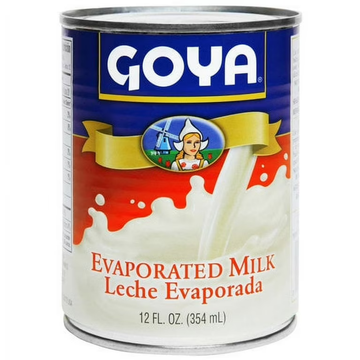 Goya Evaporated Milk leche evaporada lata 12oz