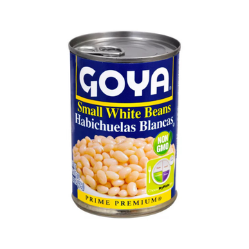 Goya small white beans habichuelas blancas