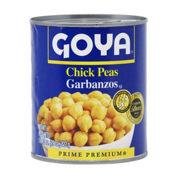 Goya chick peas garbanzos en lata