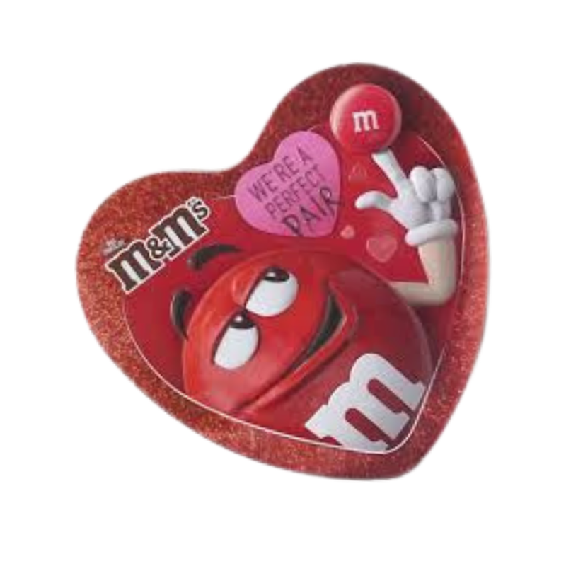 Frankford M&M's Milk Chocolate Valentine Heart Gift Tin (3.66oz)