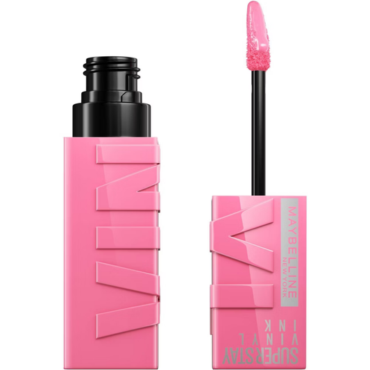 Maybelline Super Stay Vinyl Ink Upbeat labial líquido coral rosado 0.14oz