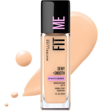 Maybelline Fit Me Foundation Classic Ivory 120 1oz base maquillaje clara