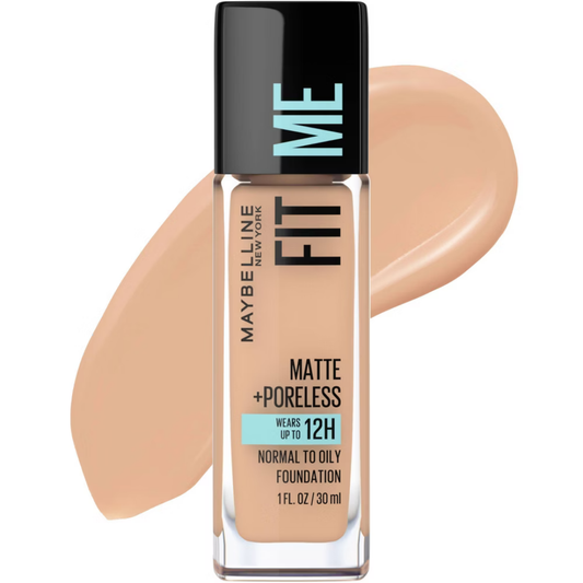 Maybelline Fit Me Matte Poreless Foundation Pure Beige 235 1oz base pure beige