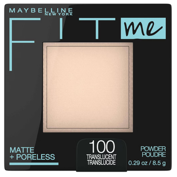 Maybelline Fit Me Matte Poreless Powder Translucent 100 0.29oz polvo compacto