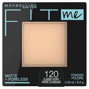 Maybelline Fit Me Matte Poreless Powder Classic Ivory 120 0.29oz polvo mate