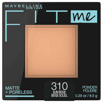 Maybelline Fit Me Matte Poreless Powder Sun Beige 310 0.29oz polvo bronceado