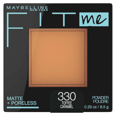 Maybelline Fit Me Matte + Poreless Powder Toffee 330 (0.29oz)