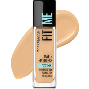 Maybelline Fit Me Matte Poreless Foundation Soft Tan 228 1oz base maquillaje
