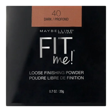 Maybelline Fit Me Loose Finishing Powder Dark 0.7oz polvo suelto mate oscuro