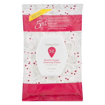 Summer's Eve Blissful Escape Cleansing Cloths toallitas íntimas 32 unidades