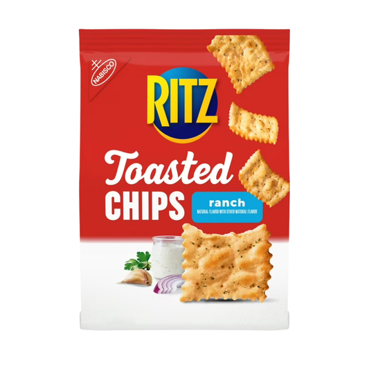 Ritz Toasted Chips Ranch 8.1oz chips horneados ranch