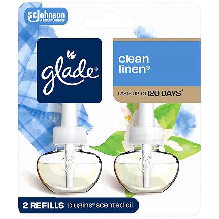 Glade PlugIns Scented Oil Air Freshener Plug In Refills - Clean Linen - 1.34 fl oz/2pk Glade – Farmacia Savia Puerto Rico