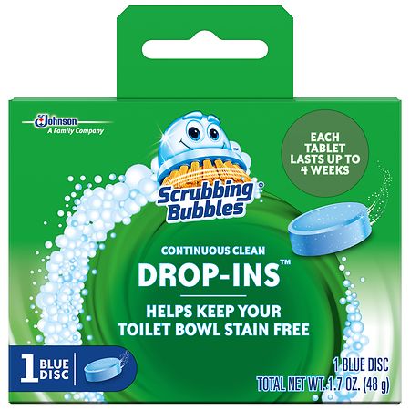 Scrubbing Bubbles Continuous Clean Drop-Ins Blue Disc 1 count VANISH DROP-INS – Farmacia Savia Puerto Rico