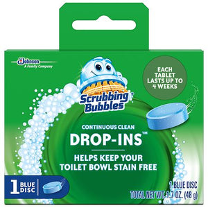 Scrubbing Bubbles Continuous Clean Drop-Ins Blue Disc 1 count VANISH DROP-INS – Farmacia Savia Puerto Rico