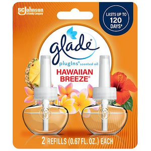 Glade PlugIns Scented Oil Air Freshener Plug In Refills - Hawaiian Breeze - 1.34 fl oz/2pk Glade – Farmacia Savia Puerto Rico