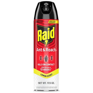 Raid Ant & Roach Spray Insect Killer - Lemon Scent - 17.5oz Raid – Farmacia Savia Puerto Rico