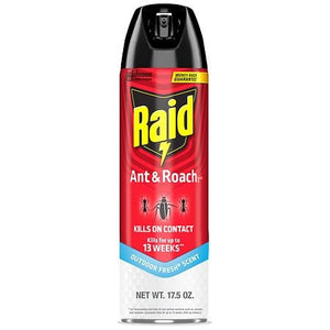Raid Ant & Roach Insect Killer Indoor Insecticide Residual Killing Power Outdoor Fresh Scent 17.5 oz Raid – Farmacia Savia…
