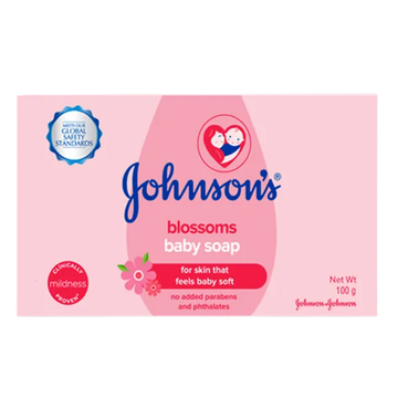 Johnson's Baby Blossom Soap Bar jabón floral para bebé 3.5oz