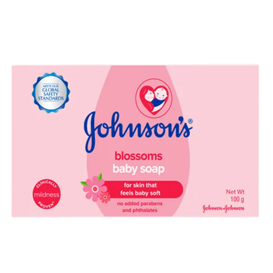 Johnson's Baby Blossom Soap Bar jabón floral para bebé 3.5oz