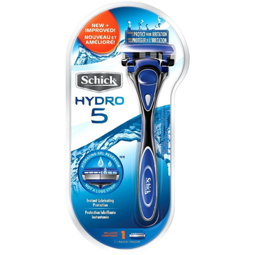 Schick Hydro 5 Razor for Men con gel hidratante, afeitado suave