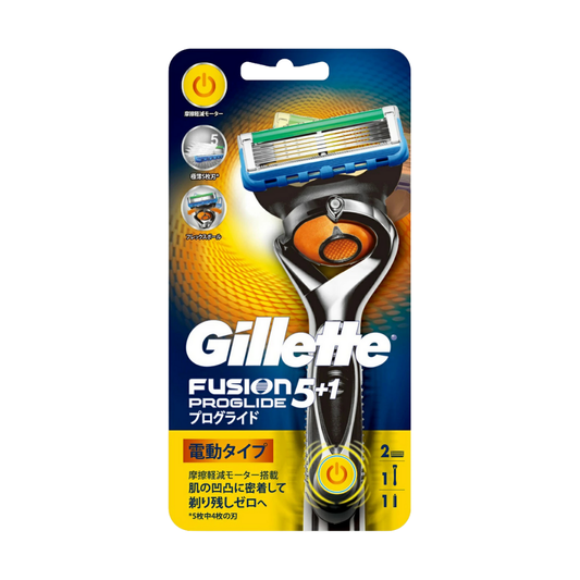 Máquina de afeitar Gillette Fusion ProGlide Power con mango y 2 repuestos.