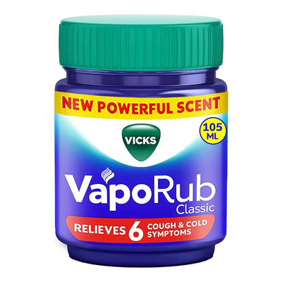 Vicks Vaporub Relieves 6 Cough And Cold Symptoms 105Ml