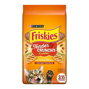 Comida seca para gatos Purina Friskies Tender & Crunchy Combo 3.15 lb