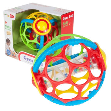 Meibeile Gym Ball pelota sonajero suave para bebé agarre fácil