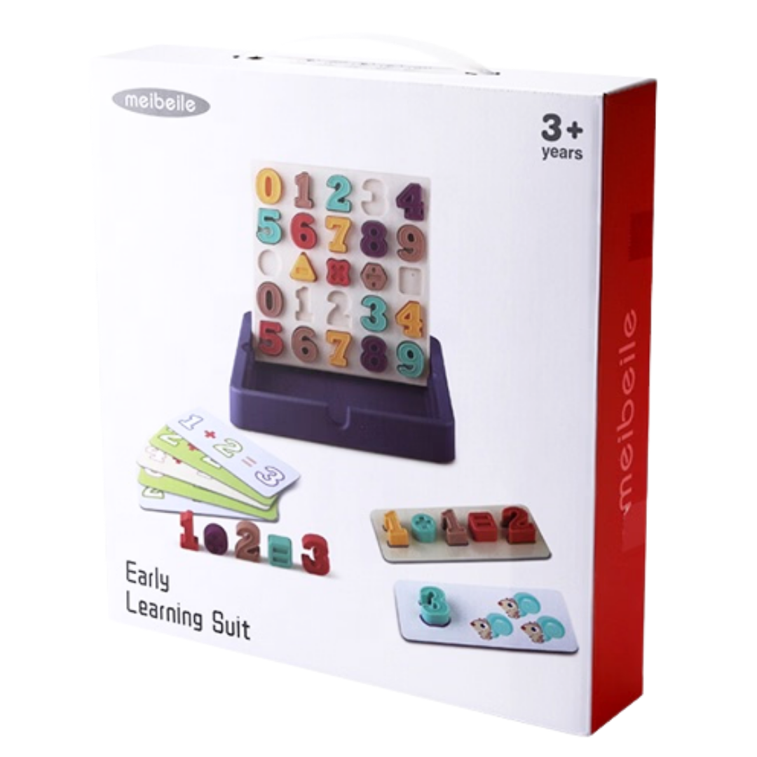 Meibeile Early Learning Suit juego educativo matemáticas números y tarjetas