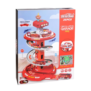 Six Six Zero Circulation Garage Fire torre garaje bomberos espiral coches