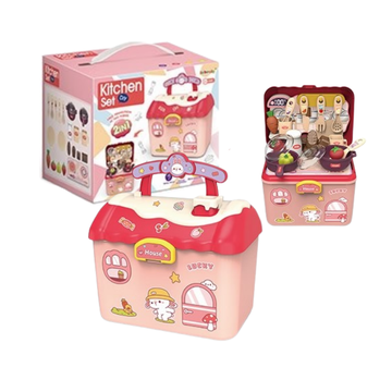 Dream Kitchen set cocina juguete 55 piezas ollas comida