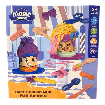 Creative Dough Barber Shop set plastilina peluquería cortar pelo juguete