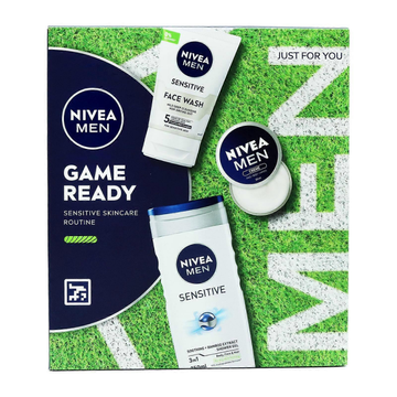 Nivea Men Game Ready Sensitive Skincare Set regalo cuidado facial