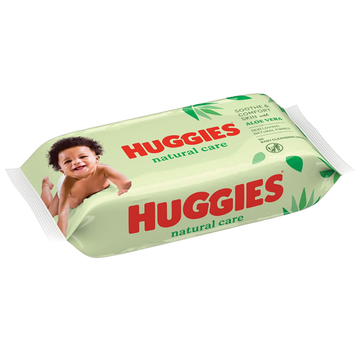 Huggies Natural Care toallitas con aloe 56 ct