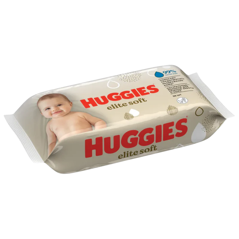 Huggies Elite Soft Baby Wipes (56 ct)