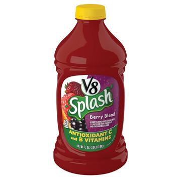 V8 Splash Berry Blend bebida ligera 64 oz
