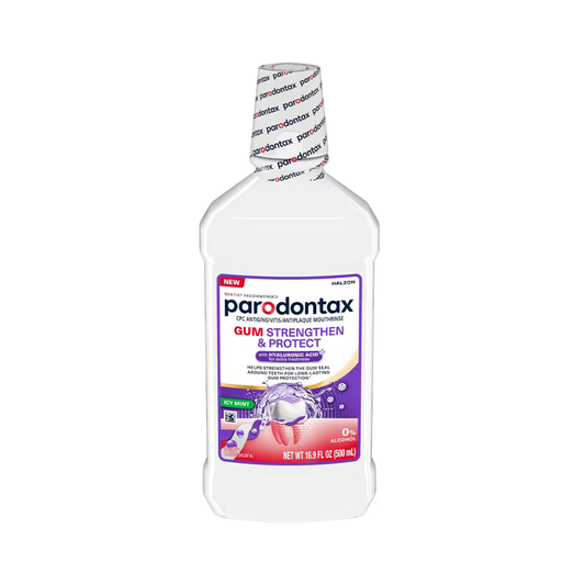 Enjuague bucal Parodontax Gum Strengthen & Protect Icy Mint 500ml