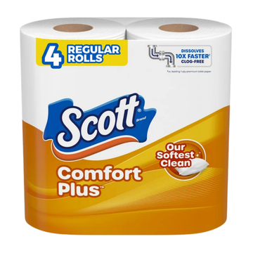 Scott ComfortPlus papel higiénico suave resistente