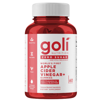 Goli Apple Cider Vinegar Sugar-Free Gummies 60 ct