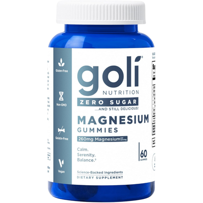 Goli Magnesium Glycinate Sugar-Free Gummies (60 ct)
