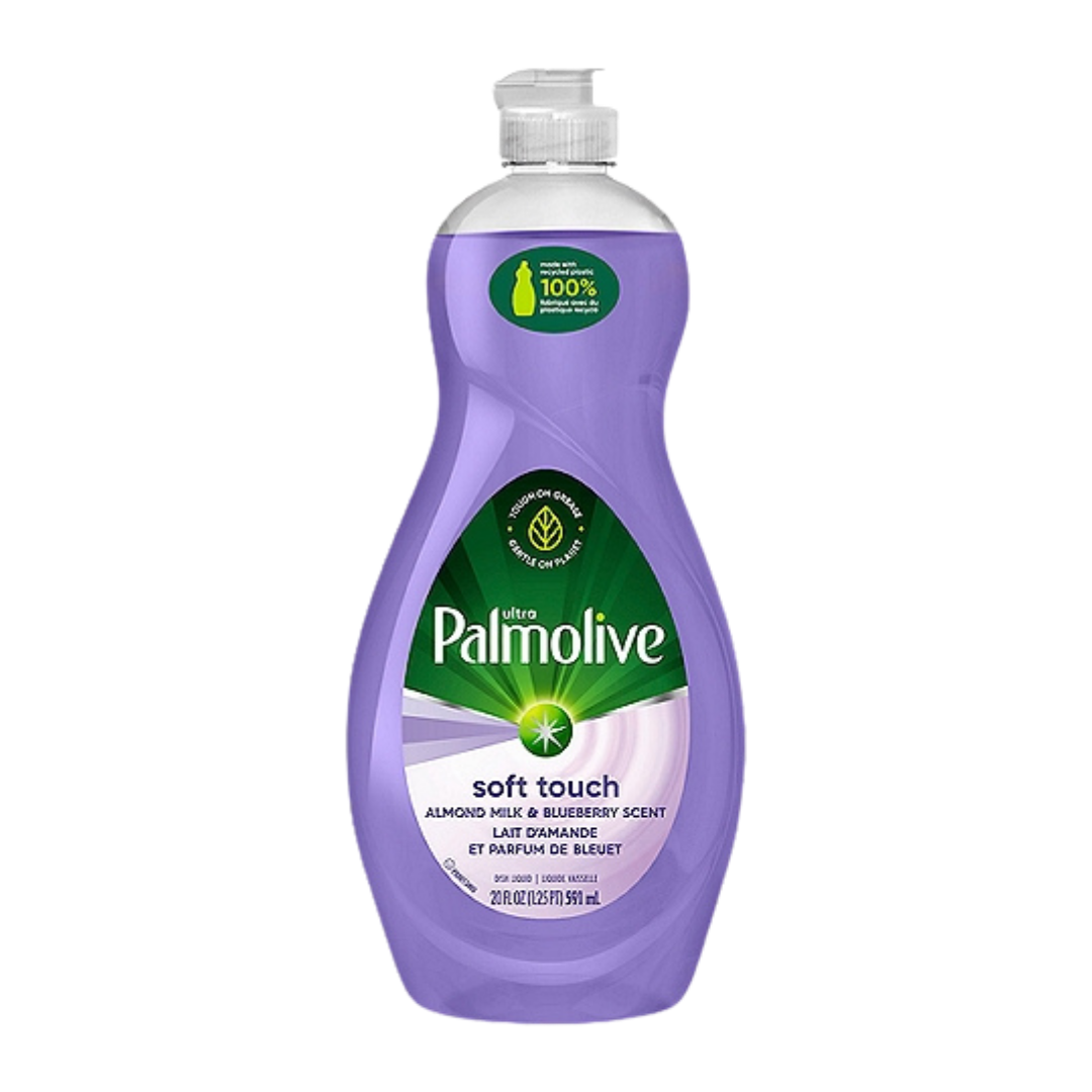 Jabón de platos Palmolive Ultra Soft Touch Leche de Almendras y Arándanos 20oz.