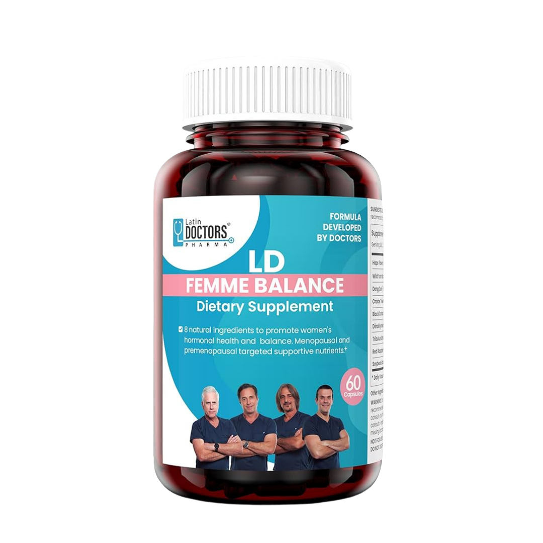 Suplemento para equilibrio hormonal femenino LD Femme Balance 60ct