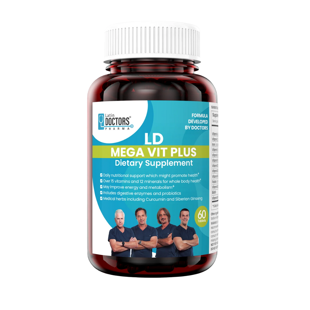 LD Mega Vitamin Plus multivitaminas y minerales 60 tabletas